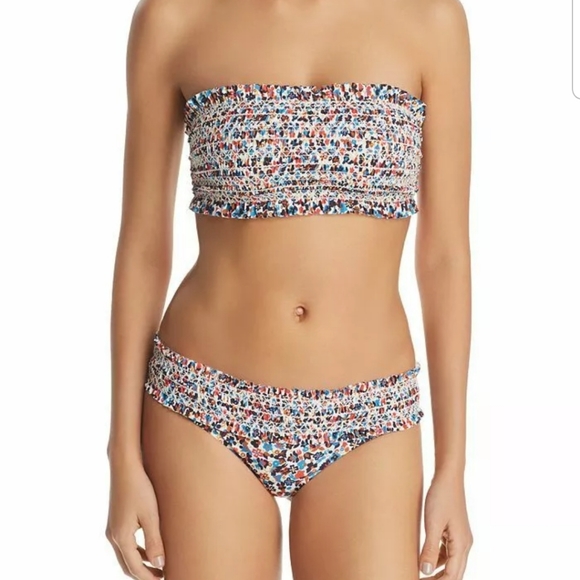 Tory Burch Other - Tory Burch 2 Pc Costa Smocked Bikini XS/S Floral
